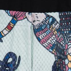 Mary Katrantzou Multicolor Print Textured Safari Trousers M