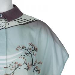 Mary Katrantzou Multicolor Flamingo Print Oversized Cotton Shirt M