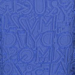Mary Katrantzou Blue Textured Sleeveless Pocket Dress M