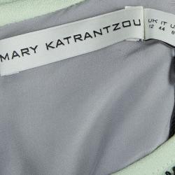 Mary Katrantzou Mint Green Embellished Spellbound Top M