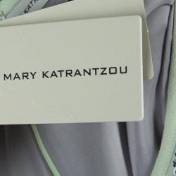 Mary Katrantzou Mint Green Embellished Spellbound Top M