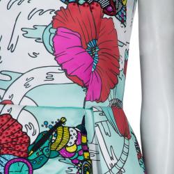 Pre Owned Mary Katrantzou Multicolor Print Embellished Sleeveless Astere Dress M