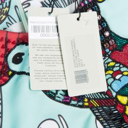 Pre Owned Mary Katrantzou Multicolor Print Embellished Sleeveless Astere Dress M