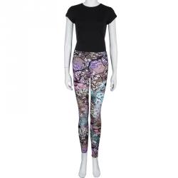 Mary Katrantzou Multicolor Digital Print Leggings S