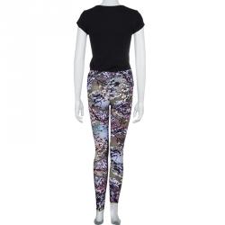 Mary Katrantzou Multicolor Digital Print Leggings S
