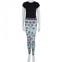 Mary Katrantzou Multicolor Digital Print Leggings S