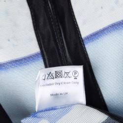 Pre Owned Mary Katrantzou Blue Printed Corset M