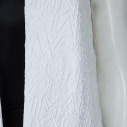 Pre Owned Mary Katrantzou White Textured Vest S