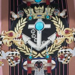 Pre Owned Mary Katrantzou Silk Printed Knipi Knit Jumper L