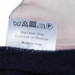 Pre Owned Mary Katrantzou Silk Printed Knipi Knit Jumper L