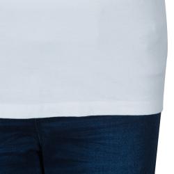 Mary Katrantzou White Sequin Embellished T Shirt XS