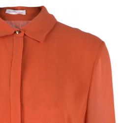 Matthew Williamson Crimson Long Sleeve Blouse M
