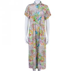Matthew Williamson Printed Button Down Shirt Dress M