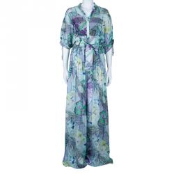 Matthew Williamson Multicolor Floral Print Jumpsuit M