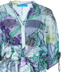 Matthew Williamson Multicolor Floral Print Jumpsuit M