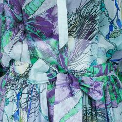Matthew Williamson Multicolor Floral Print Jumpsuit M