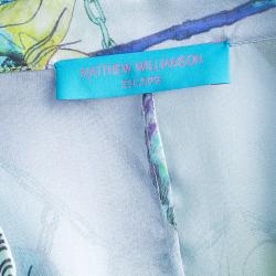 Matthew Williamson Multicolor Floral Print Jumpsuit M