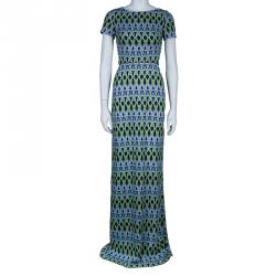Matthew Williamson Abstract Printed Maxi Dress S
