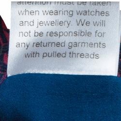 Pre Owned Matthew Williamson Pink Printed Embellished Dress M