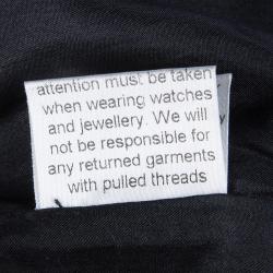 مملوكة مسبقًا Matthew Williamson Black Silk Embellished Sleeveless Dress L