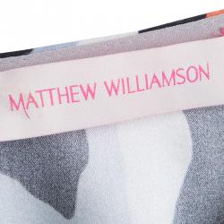Matthew Williamson Multicolor Printed Silk Maxi Dress M
