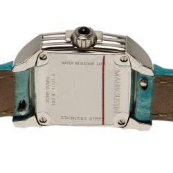 Mauboussin Blue Mother of Pearl Stainless Steel Classic Women's Wristwatch