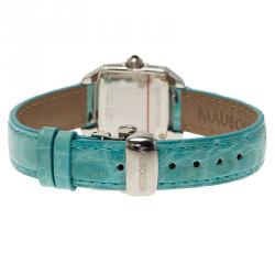 Mauboussin Blue Mother of Pearl Stainless Steel Classic Women's Wristwatch