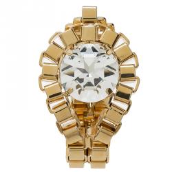 Mawi Crystal Diamond Gold Tone Bracelet