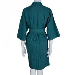 Pre Owned Max Mara Jade Green Shirt Dress M