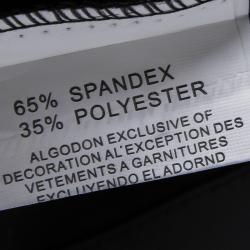 Pre Owned Max Mara Black Overlap Short Sleeve Dress M