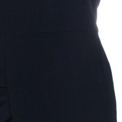 Pre Owned Max Mara Studio Black Alpe Sleeveless Dress L