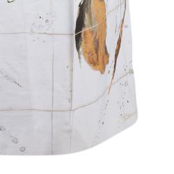 Pre Owned Max Mara Studio Watercolor Printed Skirt M