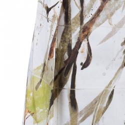 Pre Owned Max Mara Studio Watercolor Printed Skirt M