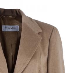 Pre Owned Max Mara Camel Jacket L
