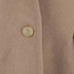 Pre Owned Max Mara Camel Jacket L