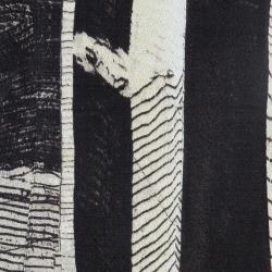 Pre Owned Max Mara Monochrome Print Shift Dress L