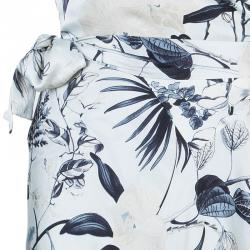 Pre Owned Max Mara Floral Silk Wrap Dress M