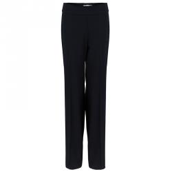 Pre Owned Max Mara Black Straight Fit Trousers S