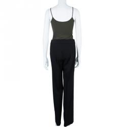 Pre Owned Max Mara Black Straight Fit Trousers S