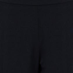Pre Owned Max Mara Black Straight Fit Trousers S
