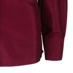 Pre Owned Max Mara Plum Button Down Silk Shirt M