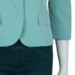 Pre Owned Max Mara Turquoise Blazer M