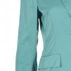 Pre Owned Max Mara Turquoise Blazer M