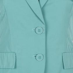 Pre Owned Max Mara Turquoise Blazer M