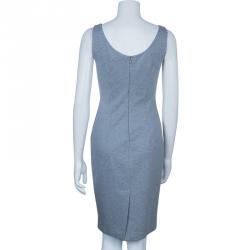 Pre Owned Max Mara Grey Sleeveless Dress S
