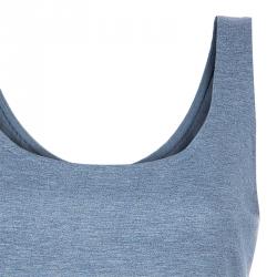 Pre Owned Max Mara Grey Sleeveless Dress S