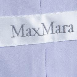 Pre Owned Max Mara Lilac Fitted Blazer M