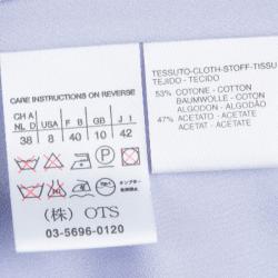 Pre Owned Max Mara Lilac Fitted Blazer M