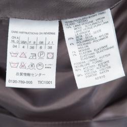 Max Mara Multicolor Textured Wool Blazer S
