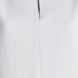 Pre Owned Max Mara Grey Oversized Short Sleeve Shift Dress M